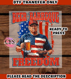 DTF | Ready to press | Trump Beer BBQ & Freedom