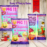 EMOJI CHIP BAG Custom Favorz by Sharon