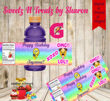 EMOJI GATORADE LABELS Custom Favorz by Sharon