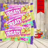 EMOJI Rice Krispie Treat Wrapper Custom Favorz by Sharon