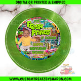 FRESH PRINCE CHARGER AND PARTY PLATE INSERTS Custom Favorz by Sharon