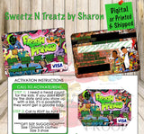 FRESH PRINCE CREDIT CARD INVITE Custom Favorz by Sharon