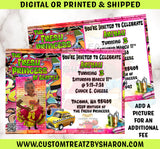 FRESH PRINCESS 6X4 OR 7X5 PRINTABLE INVITE Custom Favorz by Sharon