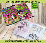 FRESH PRINCESS COLORING BOOK Custom Favorz by Sharon