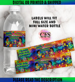FRESH PRINCE & PRINCESS GENDER REVEAL WATER LABELS