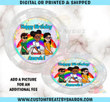 GRACIE'S CORNER PARTY PLATE INSERTS Custom Favorz by Sharon