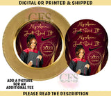 GRADUATION CHARGER PLATE INSERTS Custom Favorz by Sharon