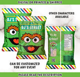 Oscar The Grouch Custom Chip Bags - Sesame Street