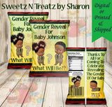 GUCCI Boss Baby Gender Reveal Chip Bag Custom Favorz by Sharon