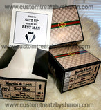GUCCI SHOE BOX FAVOR Custom Favorz by Sharon