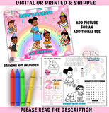 Gracie Corner Activity Placemat Custom Favorz by Sharon