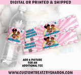 Gracie's Corner Inspired Water Bottle Labels Custom Favorz by Sharon