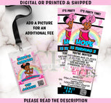 Gracie's Corner VIP Pass & Tix Invitation Custom Favorz by Sharon
