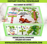 Grinchmas Eve Box - The Grinch Favor Box Custom Favorz by Sharon