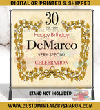 HENNESSY/COGNAC BACKDROP Custom Favorz by Sharon