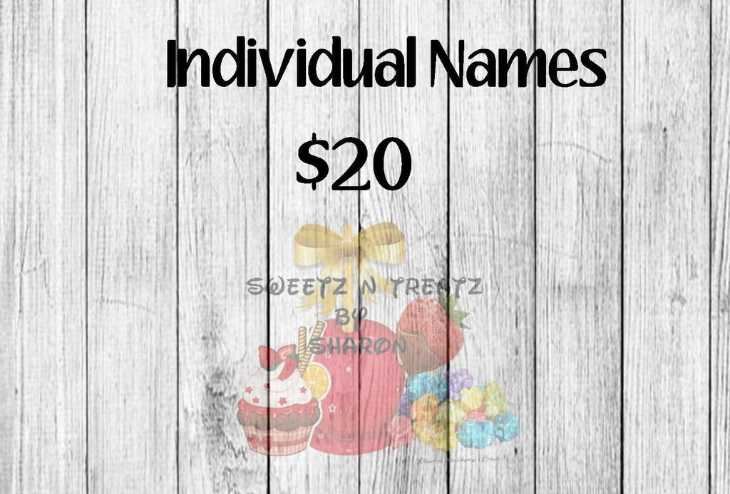 INDIVIDUAL NAMES