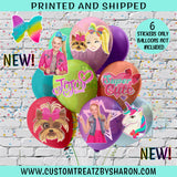 JOJO SIWA BALLOON STICKER Custom Favorz by Sharon