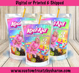 JOJO SIWA CAPRISUN AND KOOLAID JAMMER LABELS Custom Favorz by Sharon