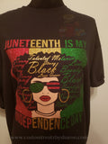JUNETEENTH TEES Custom Favorz by Sharon