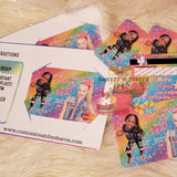 JoJo Siwa Credit Card Invite Custom Favorz by Sharon