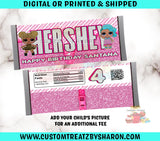 LOL DOLLS HERSHEY BAR LABELS Custom Favorz by Sharon