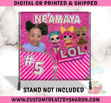 LOL SURPRISE DOLLS BACKDROP Custom Favorz by Sharon