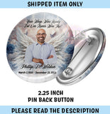 Memorial Pins - Memorial Pin Back Buttons