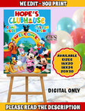 MICKEY MOUSE CLUBHOUSE WELCOME SIGN - DIGITAL ONLY