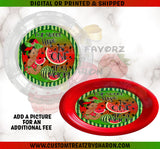 ONE IN A MELON CHARGER AND PARTY PLATE INSERTS Custom Favorz by Sharon