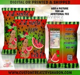 ONE IN A MELON CHIP BAG Custom Favorz by Sharon