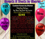 PARTY PACKAGE - PICK 6