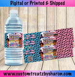 PEBBLES & BAMM GENDER REVEAL WATER LABELS Custom Favorz by Sharon