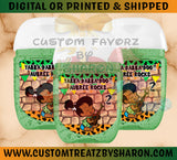 PEBBLES FLINTSTONES 1 OZ SANITIZER LABELS Custom Favorz by Sharon