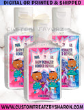 PHIL & LIL 2 OZ SANITIZER LABELS Custom Favorz by Sharon