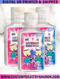 PHIL & LIL 2 OZ SANITIZER LABELS Custom Favorz by Sharon