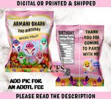 PINK BABY SHARK FRUIT SNACKS