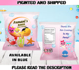 Pink Baby Shark Goldfish Snacks