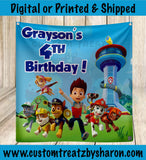 Paw Patrol Backdrop Custom Favorz by Sharon