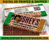 Pebbles Flintstones Hershey Bar Labels Custom Favorz by Sharon