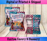 Pebbles N Bamm Bamm Gender Reveal Fruit Snacks Custom Favorz by Sharon