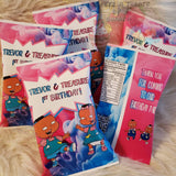 Phil & Lil Gender Reveal Chip Bags Custom Favorz by Sharon