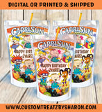 RUGRATS CAPRISUN OR KOOL- AID JAMMERS Custom Favorz by Sharon