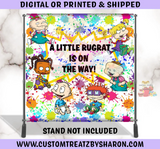 Rugrats Backdrop - Rugrats Party Banner - Rugrats Favor - Rugrats Party - Caucasian Rugrats - Custom Backdrop - Digital - Printed - Shipped Custom Favorz by Sharon