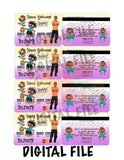Rugrats Credit Card Invite Custom Favorz by Sharon