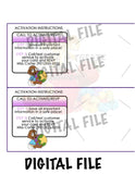 Rugrats Credit Card Invite Custom Favorz by Sharon