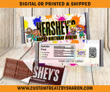 Rugrats Hershey Bar Labels Custom Favorz by Sharon