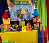 SESAME STREET BANNER Custom Favorz by Sharon