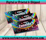 TIK TOK SKITTLES BOX LABELS Custom Favorz by Sharon