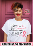 DTF | Breast Cancer Awareness | Comeback Stronger Than Setback