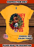 They Not Like Us Tee | Juneteenth Edition (Red)